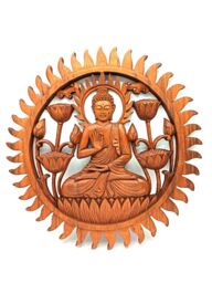 KDMD Tree of Life Love Panel - 40cm in Brown - thumbnail 2