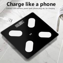 PAWNORA Smart Scales Bathroom Scales for Body in Black - thumbnail 3