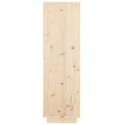 Berkfield Home Highboard 74x35x117 cm Solid Wood Pine in Brown - Size: 74 x 35 x 117 cm - thumbnail 6