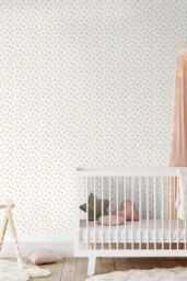 Hoopla Walls Dotty 10m Matt Wallpaper in Natural - thumbnail 1