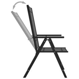 Berkfield Home 9 Piece Garden Lounge Set Black & Anthracite - thumbnail 3