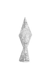 Living and Home Christmas Tree Topper Star Ornament Party Decoration in Silver - thumbnail 4