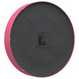 Berkfield Home Wall Clock Pink √ò25.5 cm Polystyrene & Glass - thumbnail 5