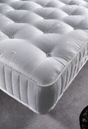Somnior Diamond 3000 Medium Firm Pocket Spring Mattress Two Sided in White - Size: Double - thumbnail 2