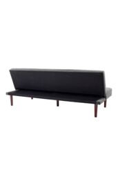 H&O Direct 2-Seater Grey Convertible Sofa Padded Sofa Bed for Kids - thumbnail 5