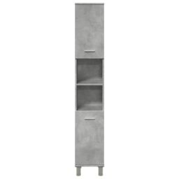Berkfield Home Bathroom Cabinet Concrete Grey 30x30x179 cm Engineered Wood - Size: 30 x 30 x 179 cm - thumbnail 4