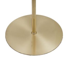Ruma Brass Metal & White Orb Dome Floor Lamp 3 Bulb Art Deco Light in Gold - thumbnail 6