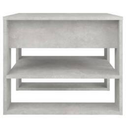 Berkfield Home Decorative Coffee Table Concrete Grey 55.5x55x45 cm Engineered Wood - thumbnail 4