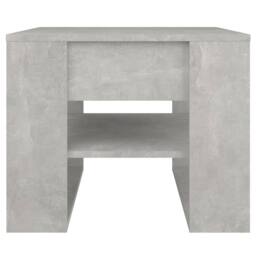 Berkfield Home Decorative Coffee Table Concrete Grey 55.5x55x45 cm Engineered Wood - thumbnail 1