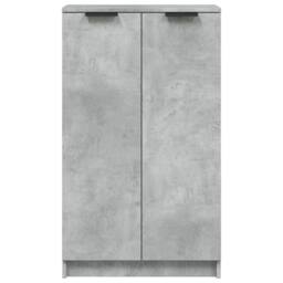 Berkfield Home Shoe Cabinet Concrete Grey 59x35x100 cm Engineered Wood - Size: 59 x 35 x 100 cm - thumbnail 4
