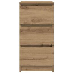 Berkfield Home Sideboard Artisan Oak 37.5x35x76 cm Engineered Wood in Brown - thumbnail 6