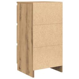 Berkfield Home Sideboard Artisan Oak 37.5x35x76 cm Engineered Wood in Brown - thumbnail 8