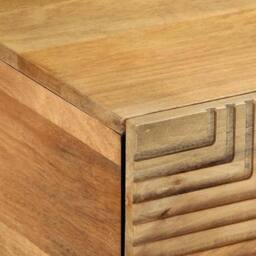 Berkfield Home Coffee Table Brown 80x50x40 cm Solid Wood Mango - Size: 80 x 50 x 40 cm - thumbnail 6