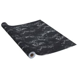 Berkfield Home Self-adhesive Furniture Film Black Stone 500x90 cm PVC - thumbnail 2