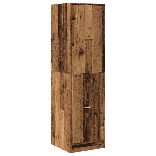 Berkfield Home Elegant Apothecary Cabinet¬†Old Wood 40x41x144.5 cm Engineered Wood in Brown - image 1