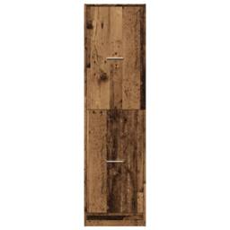 Berkfield Home Elegant Apothecary Cabinet¬†Old Wood 40x41x144.5 cm Engineered Wood in Brown - thumbnail 5