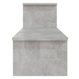 Berkfield Home TV Cabinet Concrete Grey 180x30x43 cm Engineered Wood - Size: 180 x 30 x 43 cm - thumbnail 6