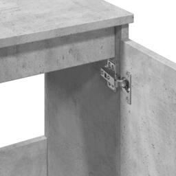 Berkfield Home Sink Cabinet Concrete Grey 58x33x60 cm Engineered Wood - Size: 58 x 33 x 60 cm - thumbnail 8