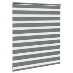 Berkfield Home Elegant Zebra Blind Dark Grey 135x100 cm Fabric Width 130.9 cm Po - thumbnail 4