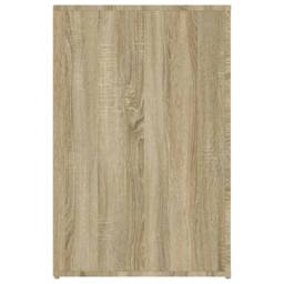 Berkfield Home Desk Sonoma Oak 100x49x75 cm Engineered Wood in Brown - Size: 100 x 49 x 75 cm - thumbnail 8