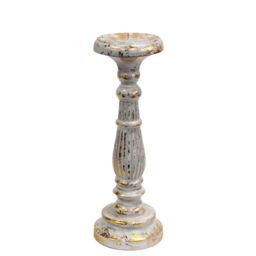 KDMD Medium Candle Stand - White Gold