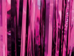 Netagon Metallic Tinsel Curtain 2M x 1M Pink - thumbnail 8