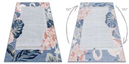 RugsX Botanic Rug in Blue - Size: 117 cm x 170 cm - thumbnail 2