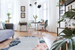RugsX Botanic Rug in Blue - Size: 117 cm x 170 cm - thumbnail 5