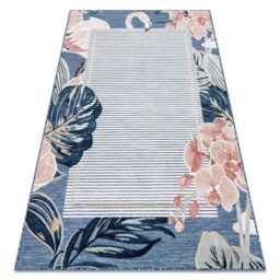 RugsX Botanic Rug in Blue - Size: 117 cm x 170 cm - thumbnail 1