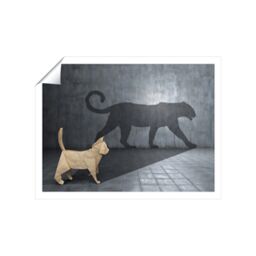 "Warren Reed - Designer Hidden Potential - Jaguar Unframed Art Print - Size: W12"" x H16""" - thumbnail 2