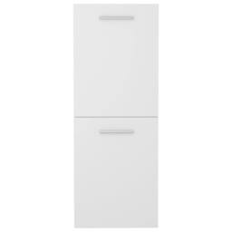 Berkfield Home Bathroom Cabinet White 30x30x80 cm Engineered Wood - Size: 30 x 30 x 80 cm - thumbnail 3
