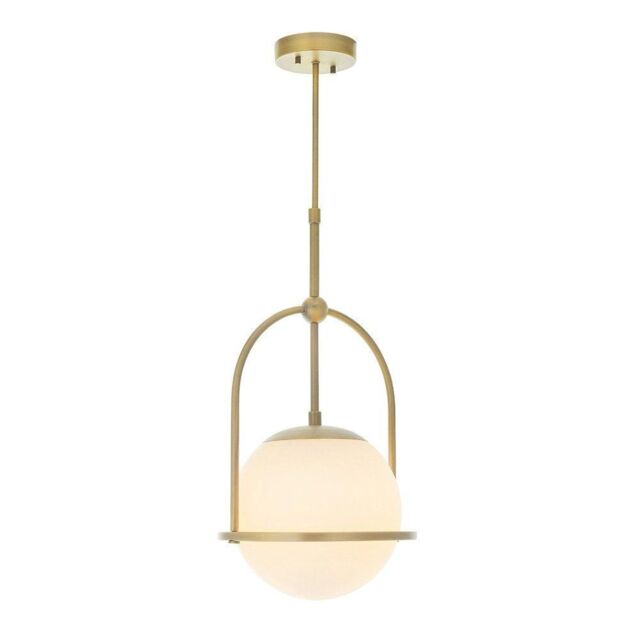 Netlighting 'COSENZA' Stylish Contemporary Dimmable Glass Pendant Ceiling Light in Yellow - image 1