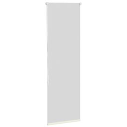 Berkfield Home Roller Blind Blackout Off-White 45x150 cm Fabric Width 40.7 cm Polyester in White - thumbnail 4