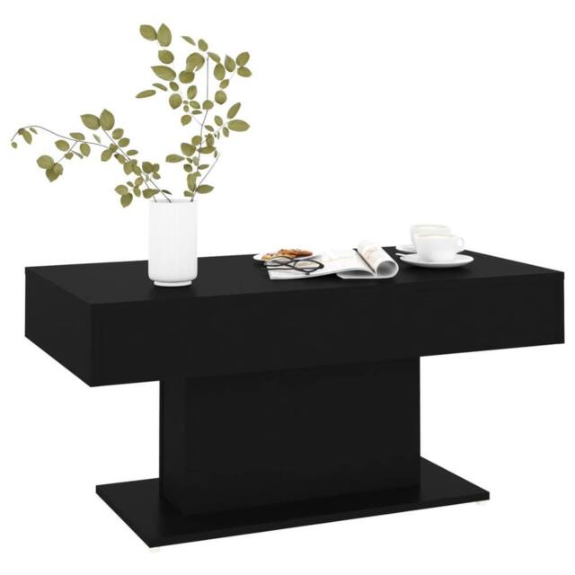 Berkfield Home Durable Coffee Table Black 96x50x45 cm Engineered Wood - Size: 96 x 50 x 45 cm - image 1