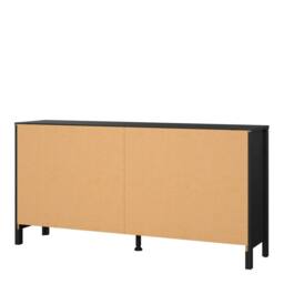 Wyld Haus Gossmere Matt Black Large 8 Drawer Chest - thumbnail 6