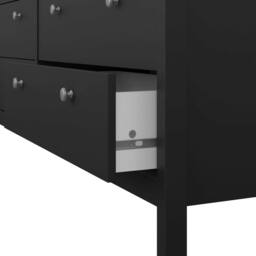 Wyld Haus Gossmere Matt Black Large 8 Drawer Chest - thumbnail 8