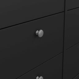 Wyld Haus Gossmere Matt Black Large 8 Drawer Chest - thumbnail 7