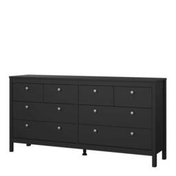 Wyld Haus Gossmere Matt Black Large 8 Drawer Chest - thumbnail 4