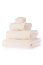 Homescapes 500 GSM Turkish Cotton Towel Soft, Absorbent & Quick-Drying in Cream - Size: Bath Sheet - thumbnail 2