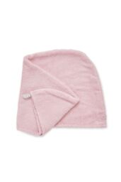 Catherine Lansfield 'Quick Dry' Cotton Turbie Head Wrap Towel Pair in Pink - thumbnail 3