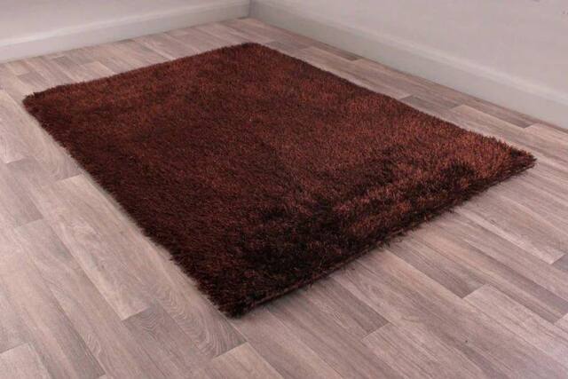 Celebrity Interiors Boston Plain Latte Rug in Brown - Size: 120 cm x 170 cm - image 1