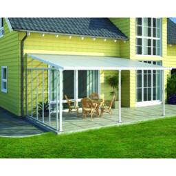 Palram Patio Cover 4 Series Sidewall, Acrylic - L319 x W6.7 x H305 cm - White - thumbnail 4