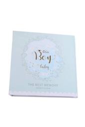 Living and Home 200 Pockets Baby Photo Album with Writing Space in Baby Blue - thumbnail 2