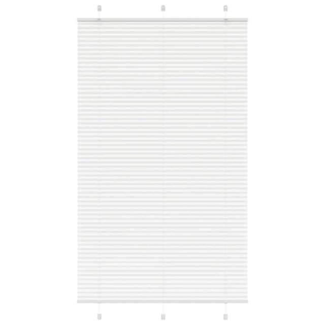 Berkfield Home Pleated Blind White 120x200 cm Fabric Width 119.4 cm Polyester - image 1