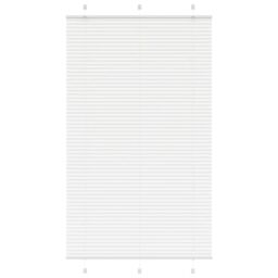 Berkfield Home Pleated Blind White 120x200 cm Fabric Width 119.4 cm Polyester