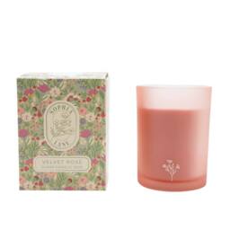 Sophia Lane Velvet Rose Floral Candle - 250g in Light Pink - thumbnail 2