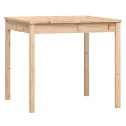 Berkfield Home 3 Piece Garden Bistro Set Solid Wood Pine in Light Tan - thumbnail 7