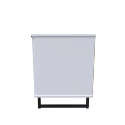 Ready Assembled 2 U Fuji 2 Door 1 Drawer Wide TV Unit (Ready Assembled) in White - thumbnail 2
