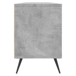 Berkfield Home TV Cabinet Concrete Grey 150x30x44.5 cm Engineered Wood - thumbnail 7