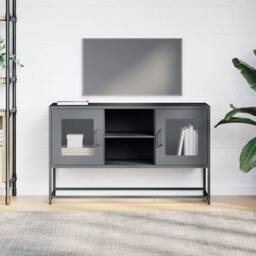 Berkfield Home TV Cabinet Anthracite 100.5x39x60.5 cm Steel in Dark Grey